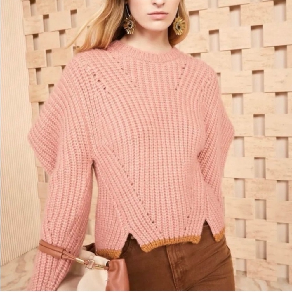Ulla Johnson Lorena Sweater in Antique Rose
